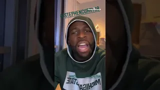 Draymond trash-talking Steph after Michigan St. beat Davidson is what March Madness is all about 😂