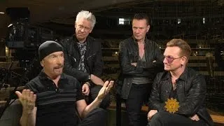 U2 on The Edge's stage mishap