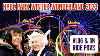 The Magic of Winter Wonderland: Exploring Hyde Park - November 2023 Vlog