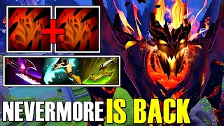 THE MOST EPIC CARRY [ Shadow Fiend ] NEVERMORE IS BACK - LATE GAME COMEBACK - GAMEPLAY