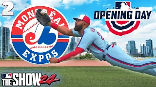 Expos Play 1st Game in 20 Years! | MLB The Show 24 Franchise Expos Ep 2