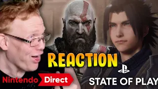 [REACTION] State of Play, Nintendo Direct, Pokemon Scarlet and Violet FULL PRESENTATIONS