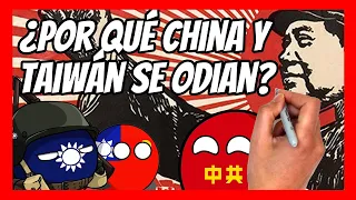 ✅¿Por qué hay conflicto entre CHINA y TAIWÁN? | La GUERRA CIVIL CHINA en 10 minutos