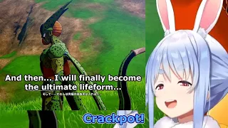 Pekora mocks Cell (Dragonball Z Kakarot)  [Hololive/Eng Sub]