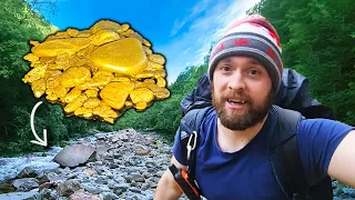 Three Days Gold Sniping While Camping In New Zealand!