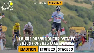 Winner's emotion - Stage 20 - Tour de France 2023