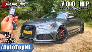 700HP AUDI RS6 Klasen REVIEW POV on AUTOBAHN (No Speed Limit) by AutoTopNL