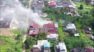 Drone Footage || Bombing in Marawi || Marawi Siege