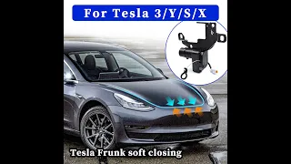 How to install Navmaker tesla frunk soft closing for model 3 highland 2024 in car