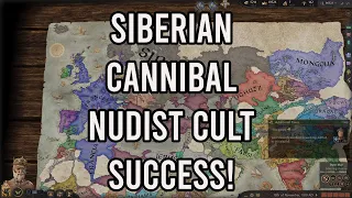 CRUSADER KINGS 3 - I CREATED THE SIBERIAN CANNIBIAL NUDIST CULT THAT TOOK ROME!