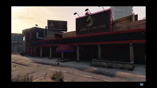 GTA V Trevor drinking beer in the strip club