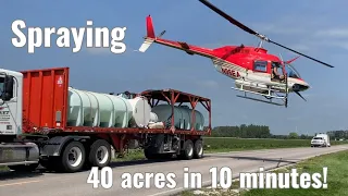 Helicopter Crop Dusting