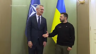 NATO Chief meets with Zelenskyy in Kyiv