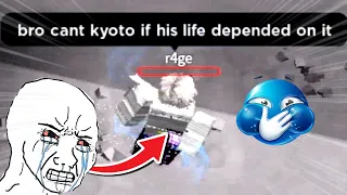 "bro cant kyoto if his life depended on it" (The Strongest Battlegrounds)