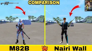 NAIRI VS M82B GLOO WALL ABILITY TEST IN FREE FIRE -para A3,A5,A6,A7,J2,J3,J5,J6,J7,S5,S6,S7,S9,A50