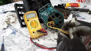 Makita electric chain saw repair / part 1