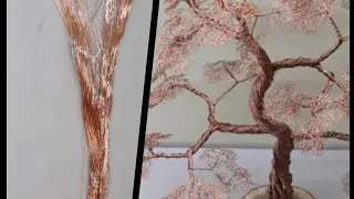 copper wire bonsai