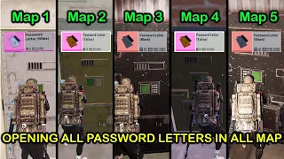 OPENING ALL PASSWORD LETTERS IN ALL MAP 🤯🤯 METRO ROYALE !