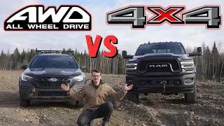 4WD vs AWD | What Is The Actual DIFFERENCE **Heavy Mechanic Explains**