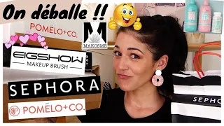 MEGA BEAUTY UNBOXING : Sephora, Pomelo + co, Makosmé, Eigshow brushes etc. 2021 commence bien !! 😊