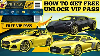 😱 How To Get Free Unlock VIP PASS - Extreme Car Driving Simulator 2023