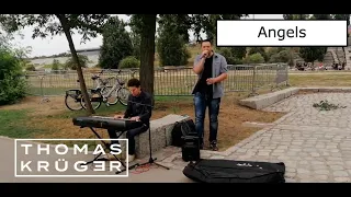 ANGELS (Robbie Williams) – Piano Duet Version at Mauerpark Berlin – Thomas Krüger & Andreas Lüder