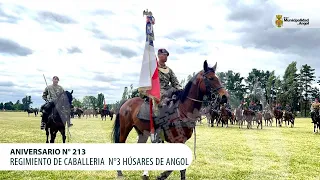 ANIVERSARIO N°213 REGIMIENTO DE CABALLERIA N°3 HUSARES DE ANGOL