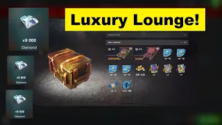 WoT Blitz Luxury Lounge Containers - Spending all my resources for Premium Tanks and Gold!