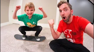 Father VS Son GAME OF CARPETBOARD S.K.A.T.E.