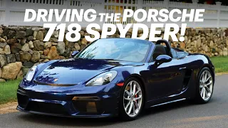 DRIVING the 2021 PORSCHE 718 SPYDER with PDK: The Perfect Sports Car?