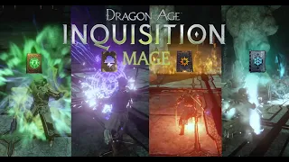 Dragon Age: Inquisition - All Mage Abilities (With Upgrades) | AbilityPreview