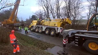VN24 - 250-ton Grove GMK5250XL-1 mobile crane recovered from ditch