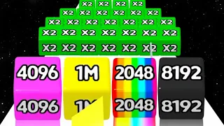 Jelly Runner 3D - Number Game (vs) Level Up Number (NOOB vs PRO vs HACKER)