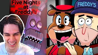 СМЕШНОЙ FNAF ! ТОП МУЛЬТИК ФРЕДДИ И ДРУЗЬЯ ! - Fazbear & Friends Reaction - Реакция