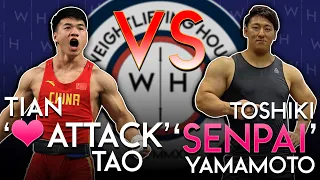 Tian Tao vs Toshiki Yamamoto 'Battle of the Squats' | WL News