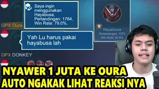 KASIH 1 JUTA KE OURA ! INI DIA GURU HAYABUSA GUA ! SURUH DIA MAIN HAYABUSA ! LIHAT REAKSI NYA !