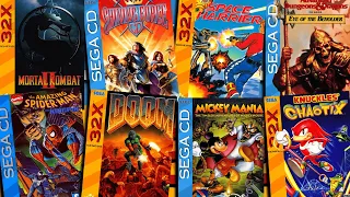 Top 75 best Sega CD & 32X games in chronological order. 1992 - 1996