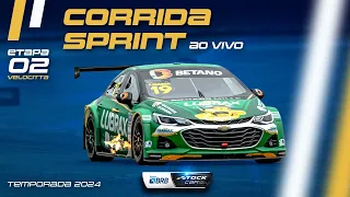 STOCK CAR 2024 AO VIVO | 2ª ETAPA - CORRIDA SPRINT - VELOCITTA (SP)