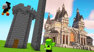 Enganei meu INIMIGO com CASTELO REALISTA na BATALHA DE CONSTRUÇÃO do Minecraft