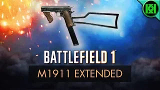Battlefield 1: M1911 EXTENDED REVIEW (Weapon Guide) | BF1 Guns | BF1 Multiplayer Gameplay