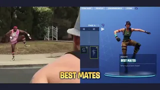 FORTNITE TÁNCOK VALÓ ÉLETBEN!!!!!!!!!!