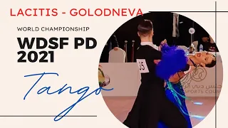 WDSF World Championship PD Dubai 2021. Vaidotas Lacitis - Veronika Golodneva. Tango