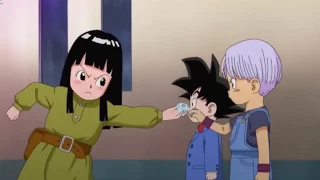 Pilaf gang mistakes Goten for Goku