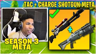 UNKNOWN SHOWS *NEW* Broken CHARGE SHOTGUN & TAC Meta In Fortnite Season 3!