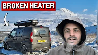 Our heater BROKE! Preparing for -15°C in Central Turkey - Winter Vanlife