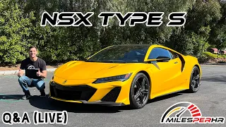 Acura NSX Type S Q&A (Live)