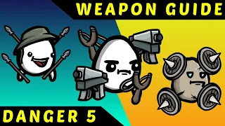 BEST STARTING WEAPON for every class! - Brotato Danger 5 Guide