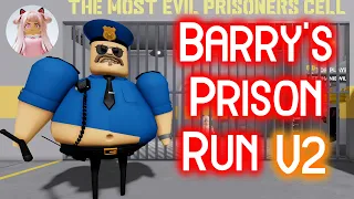 BARRY'S PRISON RUN V2 - Roblox Gameplay Walkthrough Barry Prison Run No Death [4K]