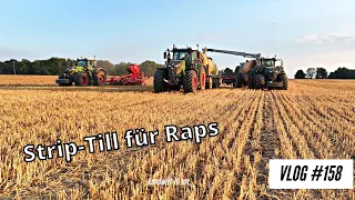 Vlog 158 Strip-Till Vorbereitung für Raps! Fendt 942, Fendt 939, Fendt 930