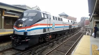 Metro North & Amtrak action in Yonkers ft SAAHC, Doubleheader P32AC and more!